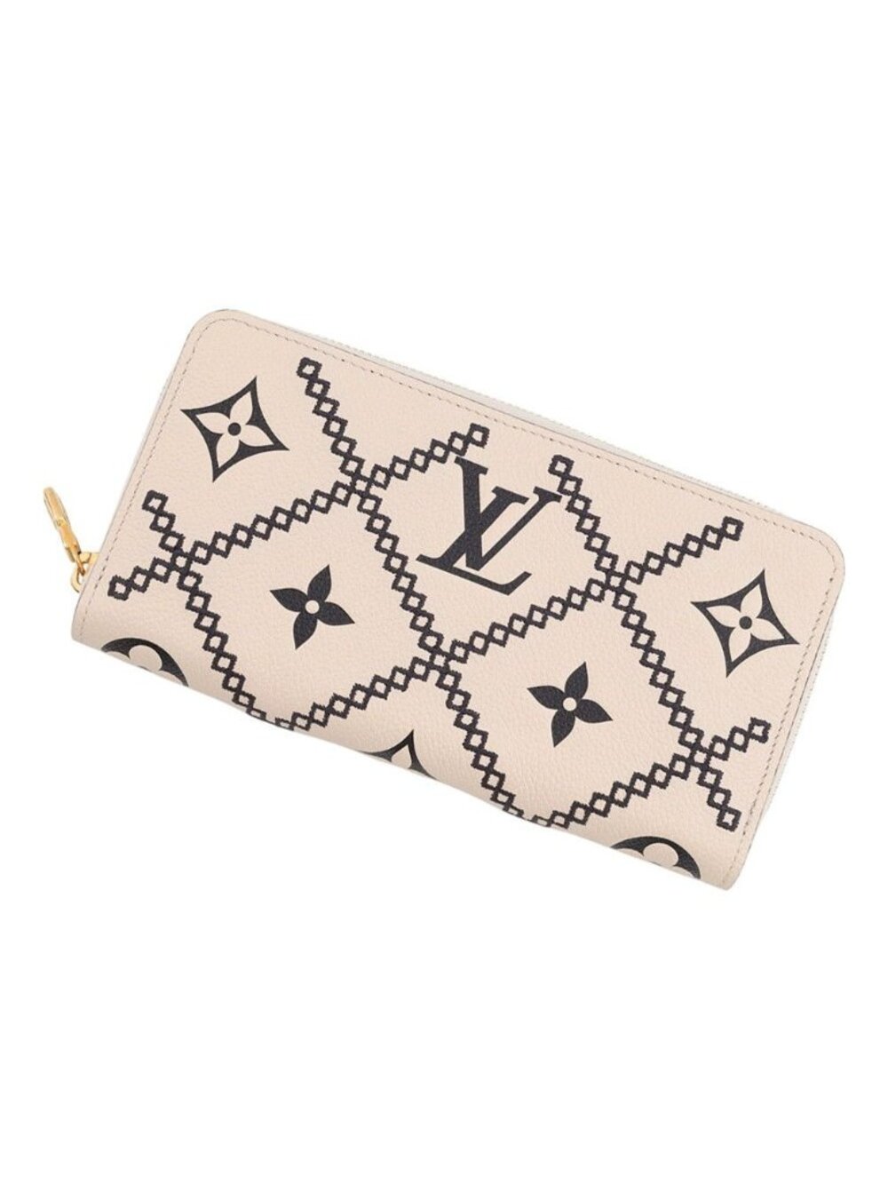 Louis Vuitton Wallet Monogram Empreinte Broderie Zippy